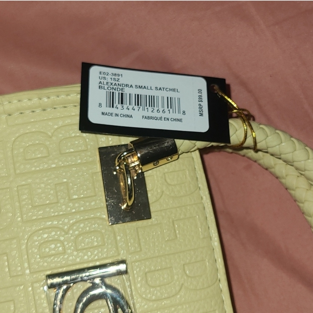 Bebe Yellow Alexandra Small Handbag - Picture 9 of 10